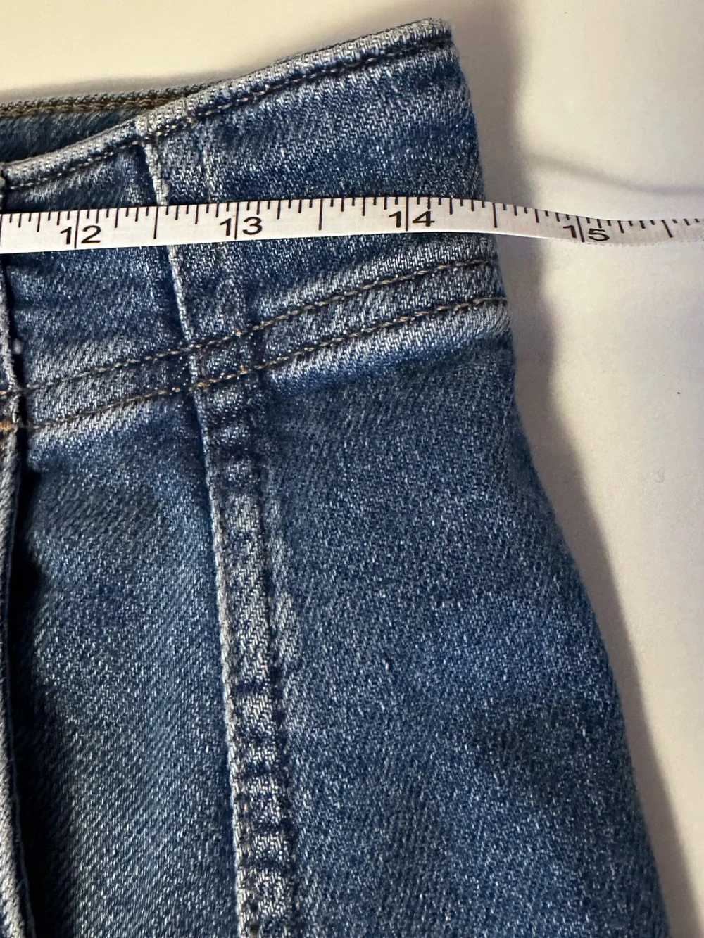 Madewell High Waist Tapered Denim 26 Vintage Wash Side Panel Jeans NWT - Picture 10 of 13